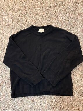 LOFT Black Women’s Crewneck Pullover Sweater